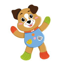 Clementoni Pete The Puppy – Peluche Cagnolino per Neonati