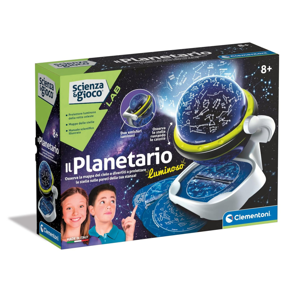Clementoni Planetario Luminoso - Proiettore di Stelle e Costellazioni