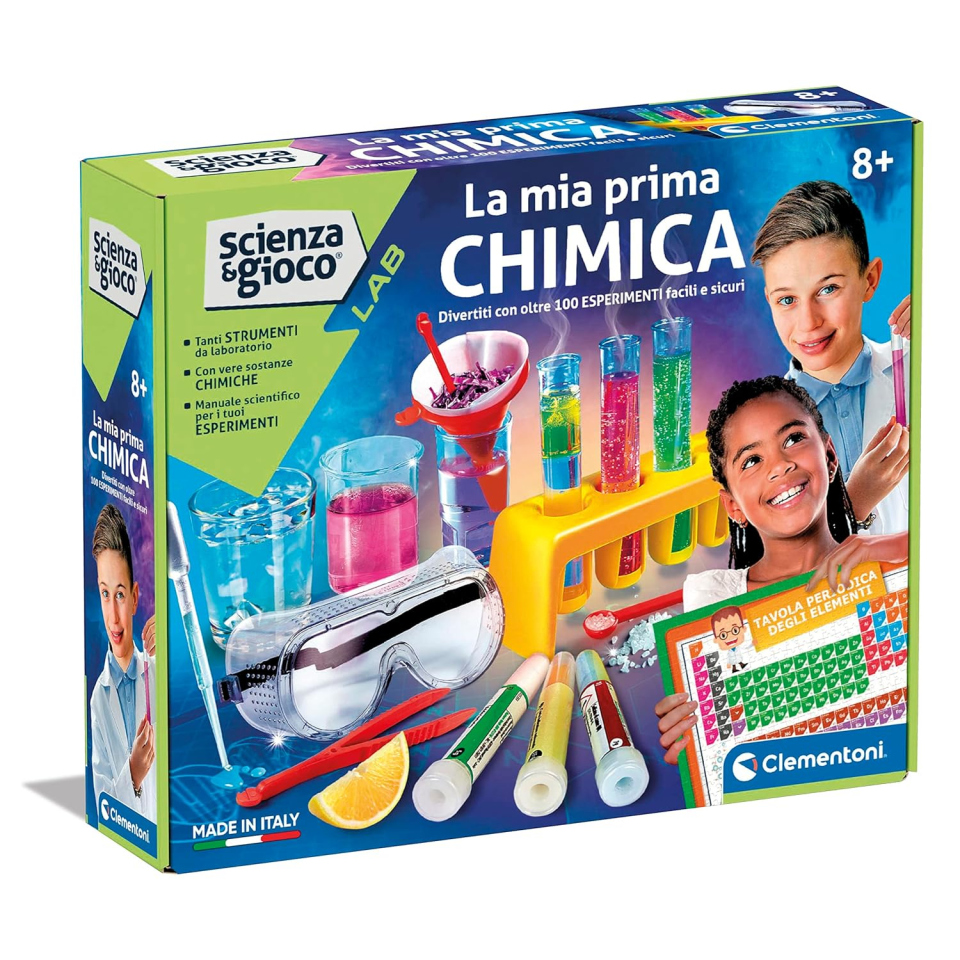 Clementoni La Mia Prima Chimica – Laboratorio 100 Esperimenti