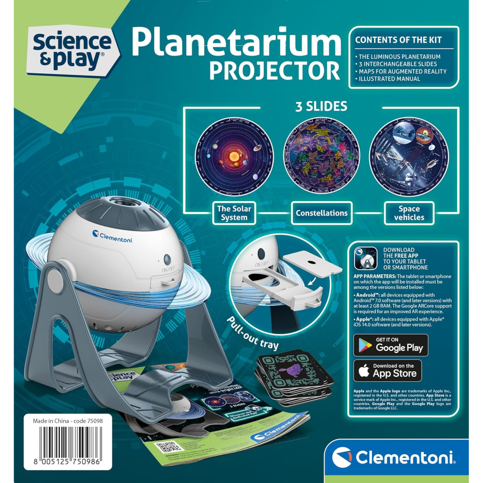 Clementoni Science & Play – Proiettore Planetario per Bambini