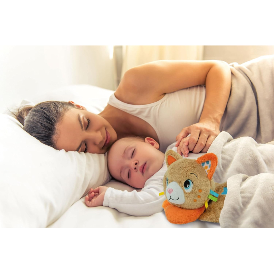 Clementoni Roby Ron Ron – Gatto Peluche Interattivo con Fusa e Melodie