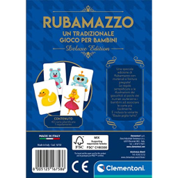 Clementoni Rubamazzo Deluxe – Gioco di Carte Illustrate per Bambini