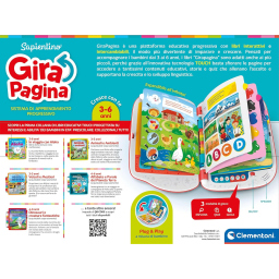 Clementoni Sapientino Girapagina – Libro Elettronico Interattivo