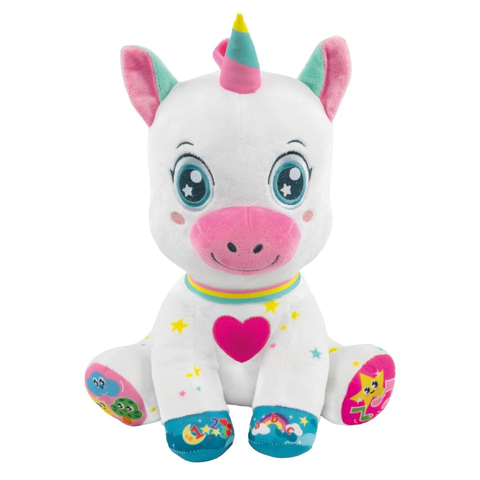 Clementoni Baby Scintilla – Unicorno Peluche Interattivo Musicale