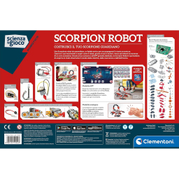 Clementoni Scorpion Robot – Kit Robotica STEM da 8 Anni