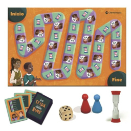 Clementoni La Sfida delle Rime – Gioco da Tavolo di Parole