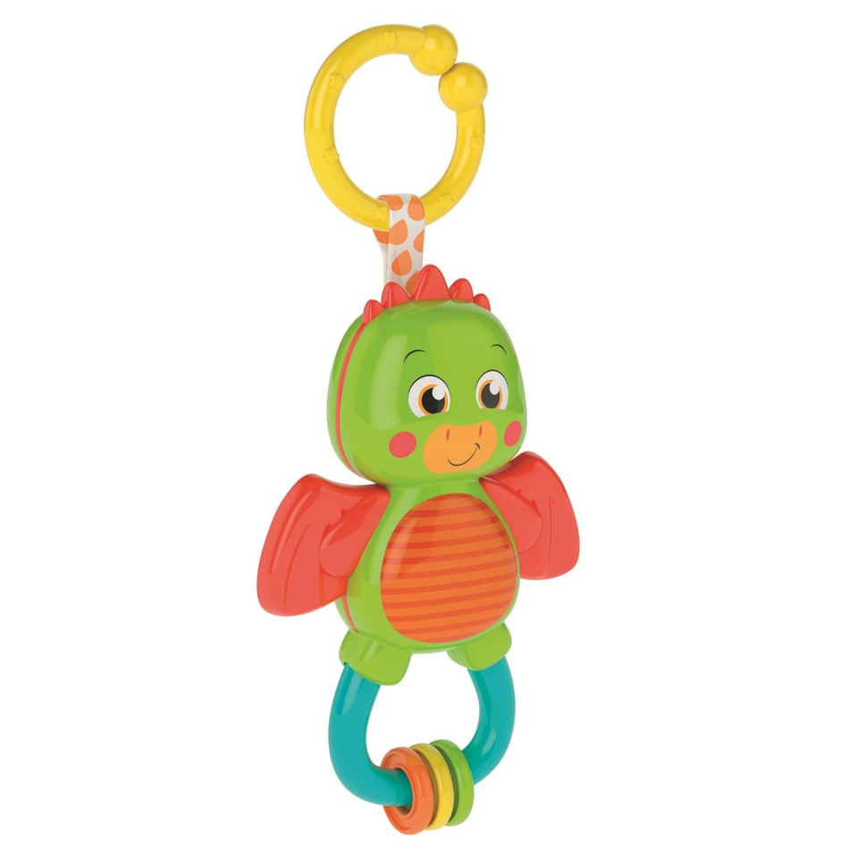 Clementoni Little Dragon Rattle - Sonaglio Draghetto per Neonati