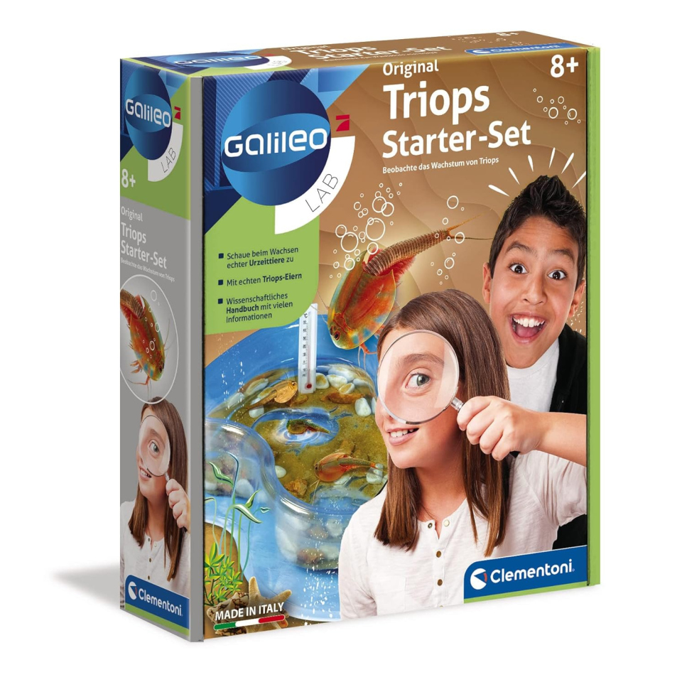 Clementoni Galileo Lab Triops – Kit Allevamento Creature Preistoriche