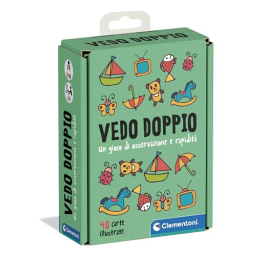Clementoni Vedo Doppio – Gioco di Carte di Osservazione per Bambini