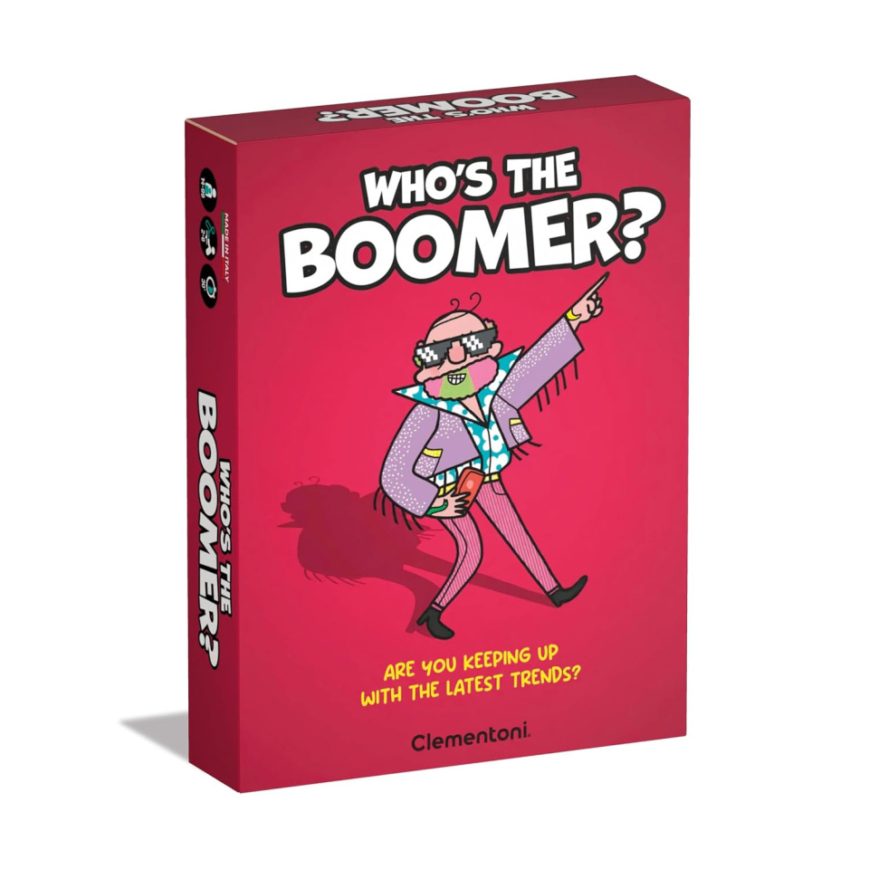 Clementoni Who's The Boomer – Gioco di Società sulle Tendenze