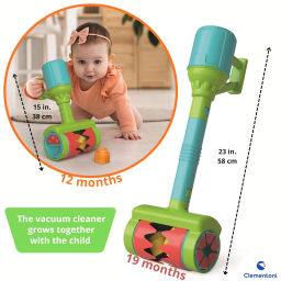 Clementoni Soft Clemmy Aspirapolvere Sensoriale - Gioco Attività 12+ Mesi