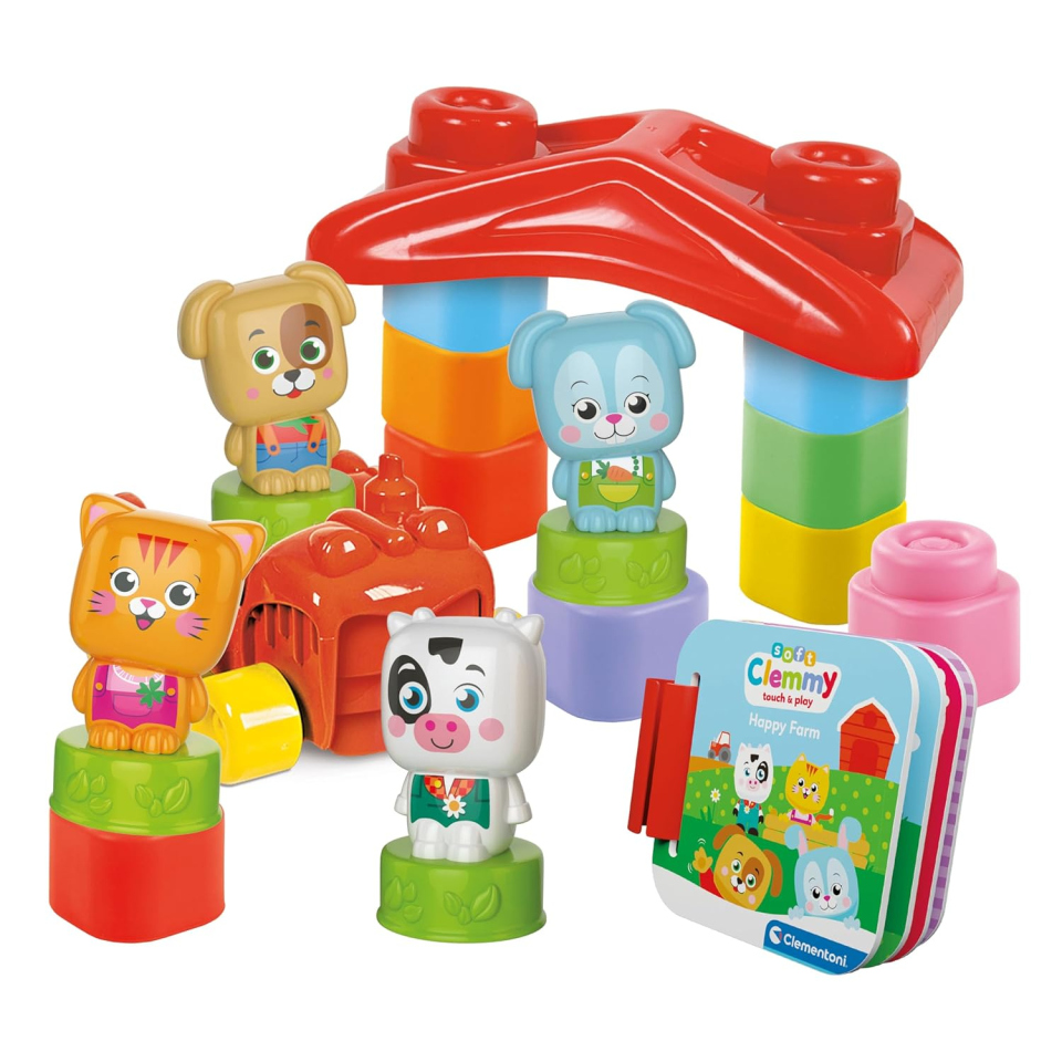 Clementoni Soft Clemmy Baby Happy Farm – Fattoria Sensoriale 6-36 Mesi