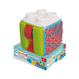Clementoni Clemmy Cubo Sensoriale Morbido con Mattoncini 6 Mesi+