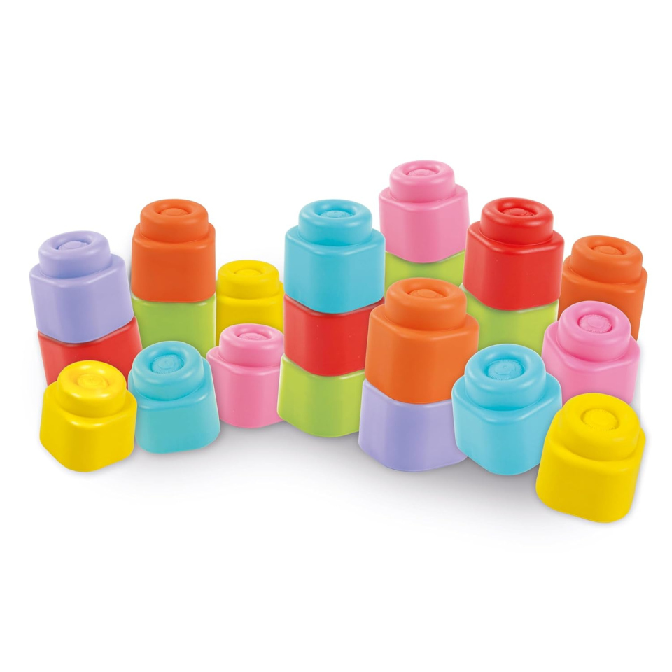 Clementoni Clemmy - 20 Mattoncini Morbidi per Prima Infanzia 6-36 Mesi