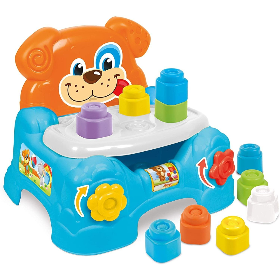 Clementoni Soft Clemmy Poltroncina Cagnolino con Mattoncini Morbidi