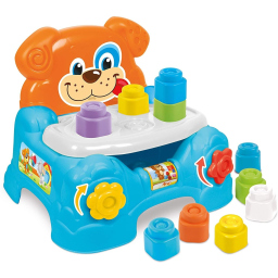 Clementoni Soft Clemmy Poltroncina Cagnolino con Mattoncini Morbidi