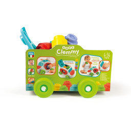 Clementoni Soft Clemmy Sensory Car – Macchinina Sensoriale con 8 Mattoncini Morbidi