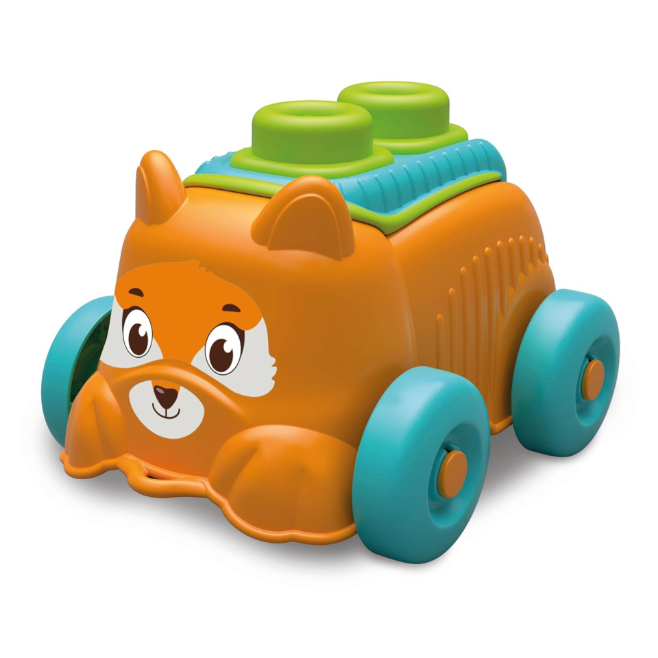 Clementoni Soft Clemmy Sensory Puppy – Cesto Volpe con Mattoncini Morbidi 6-36 Mesi