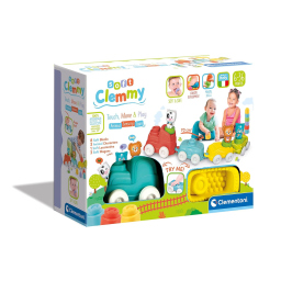 Clementoni Clemmy Trenino Morbido Animali – Costruzioni Sensoriali 6+ Mesi