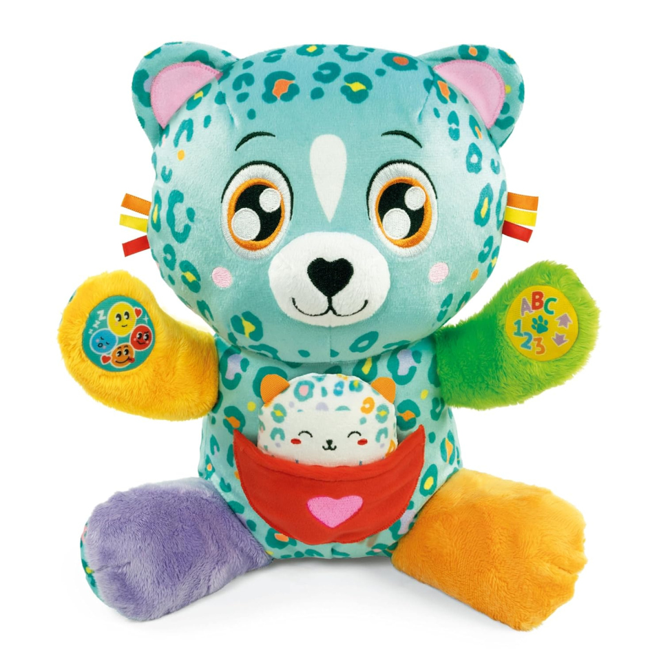 Clementoni Baby Cleo e Leo – Peluche Interattivo Parlante con Cucciolo