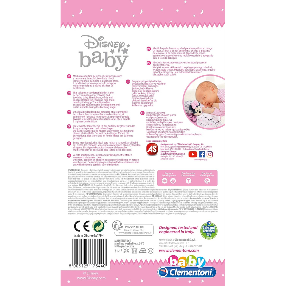 Copertina Comforter Disney Baby Mickey - Clementoni
