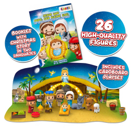 CRAZE Calendario Avvento Presepe con 24 Figure 3D