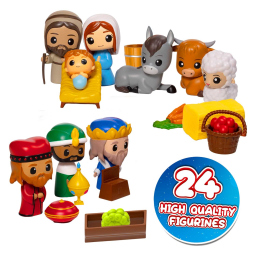 CRAZE Calendario Avvento Presepe con 24 Figure 3D