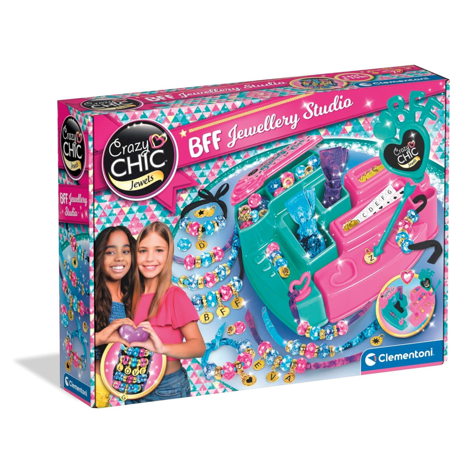 Clementoni Crazy Chic BFF Jewellery Studio – Kit Creazione Gioielli 7+