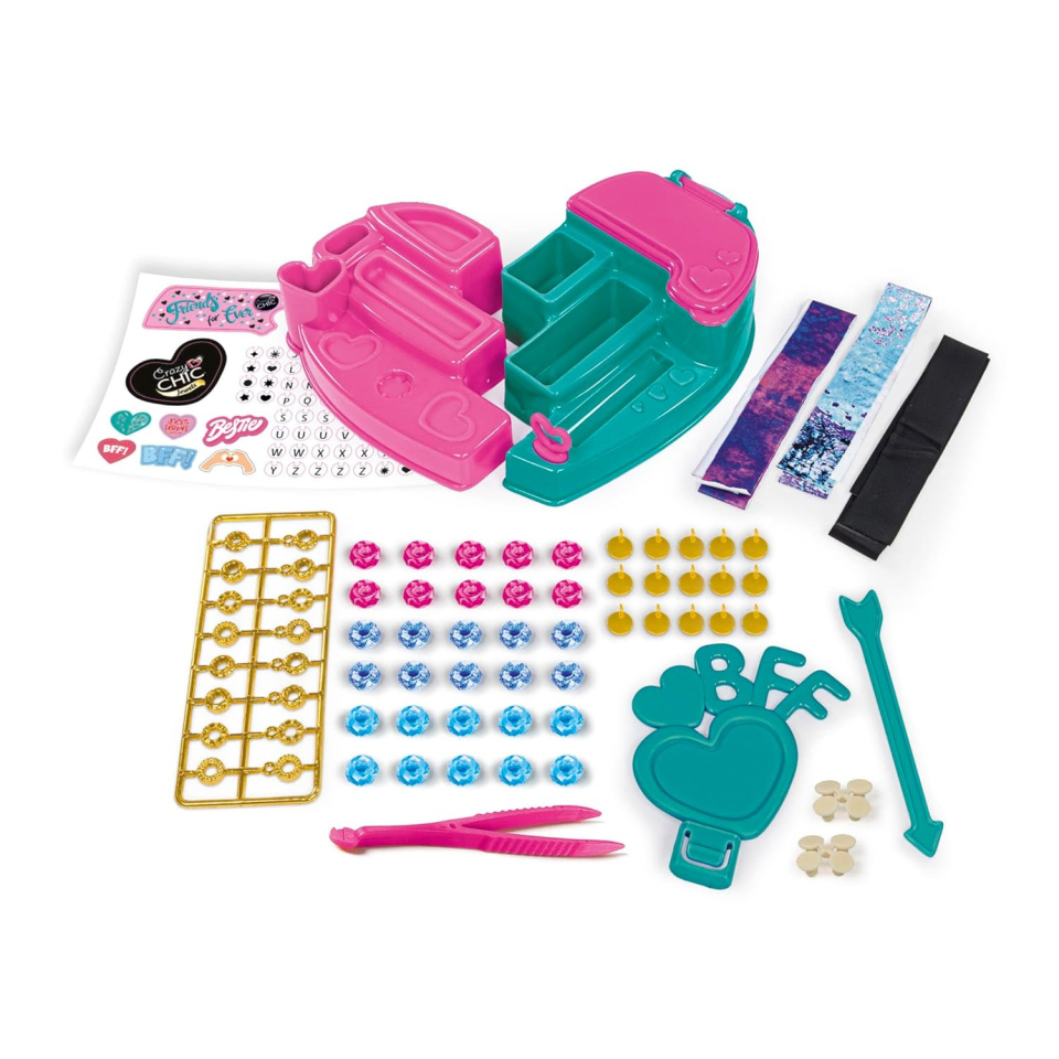 Clementoni Crazy Chic BFF Jewellery Studio – Kit Creazione Gioielli 7+
