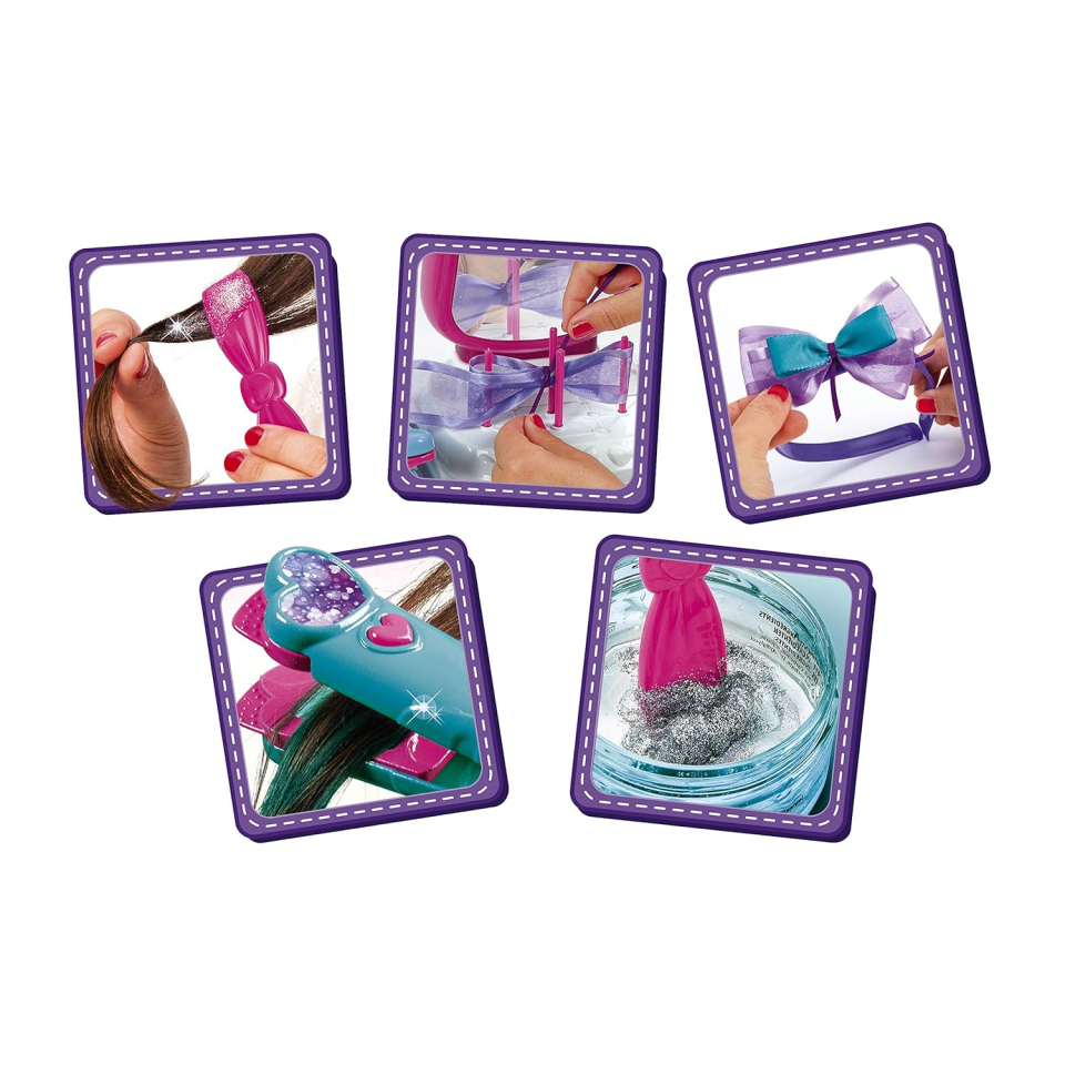 Clementoni Crazy Chic Capelli da Star – Set Creativo con Piastra Colora Capelli