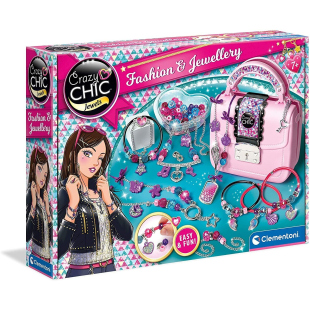 Clementoni Crazy Chic - Kit Creazione Gioielli e Braccialetti