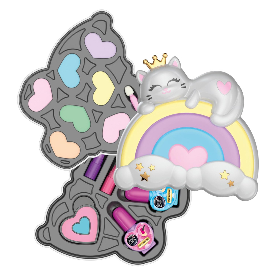 Clementoni Crazy Chic Lovely Make Up Rainbow – Cofanetto Trucchi Arcobaleno 6+