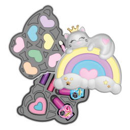 Clementoni Crazy Chic Lovely Make Up Rainbow – Cofanetto Trucchi Arcobaleno 6+