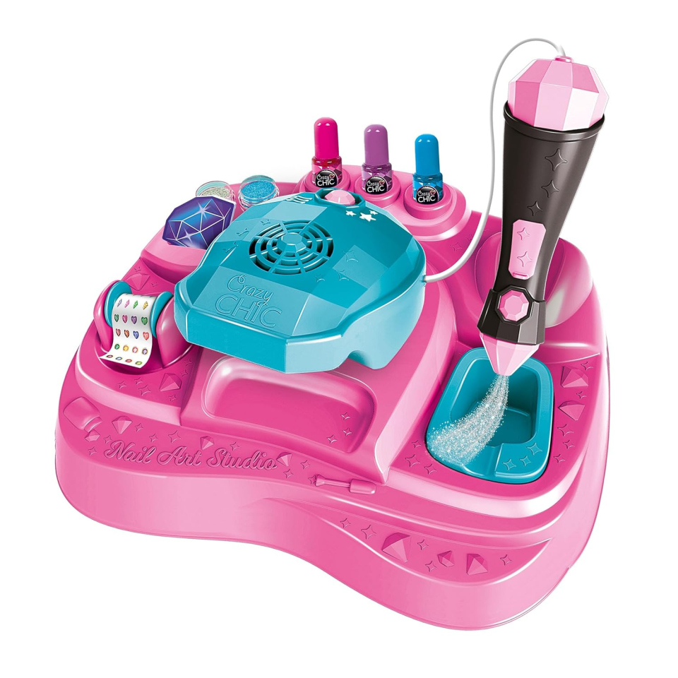 Clementoni Crazy Chic Nail Art Studio – Kit Manicure Creativa 6+
