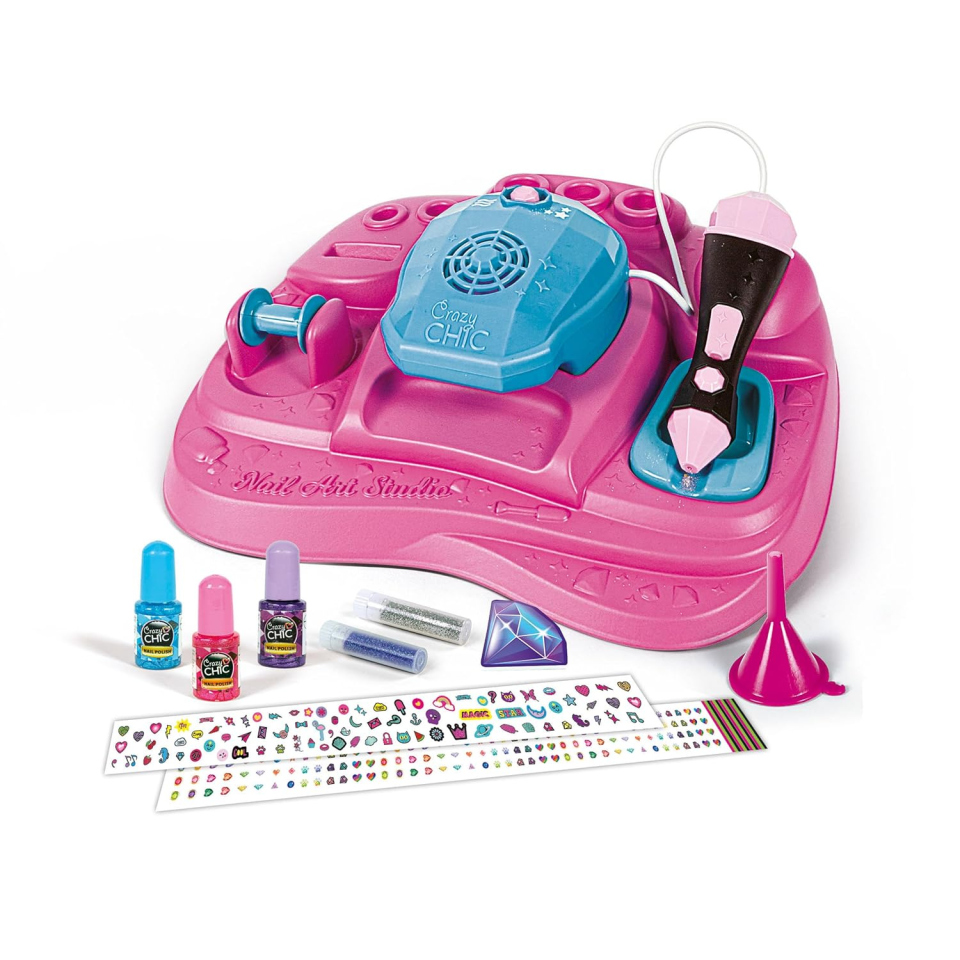 Clementoni Crazy Chic Nail Art Studio – Kit Manicure Creativa 6+