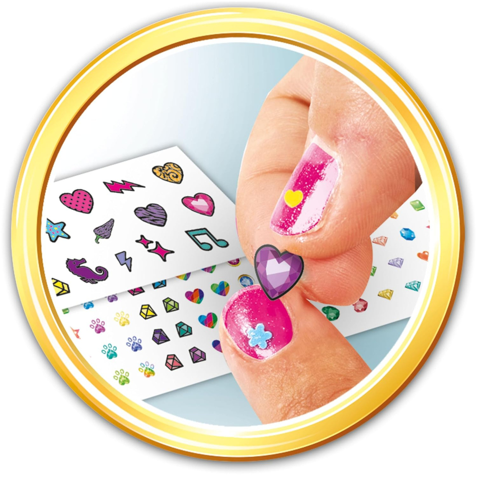 Clementoni Crazy Chic Nail Art Studio – Kit Manicure Creativa 6+