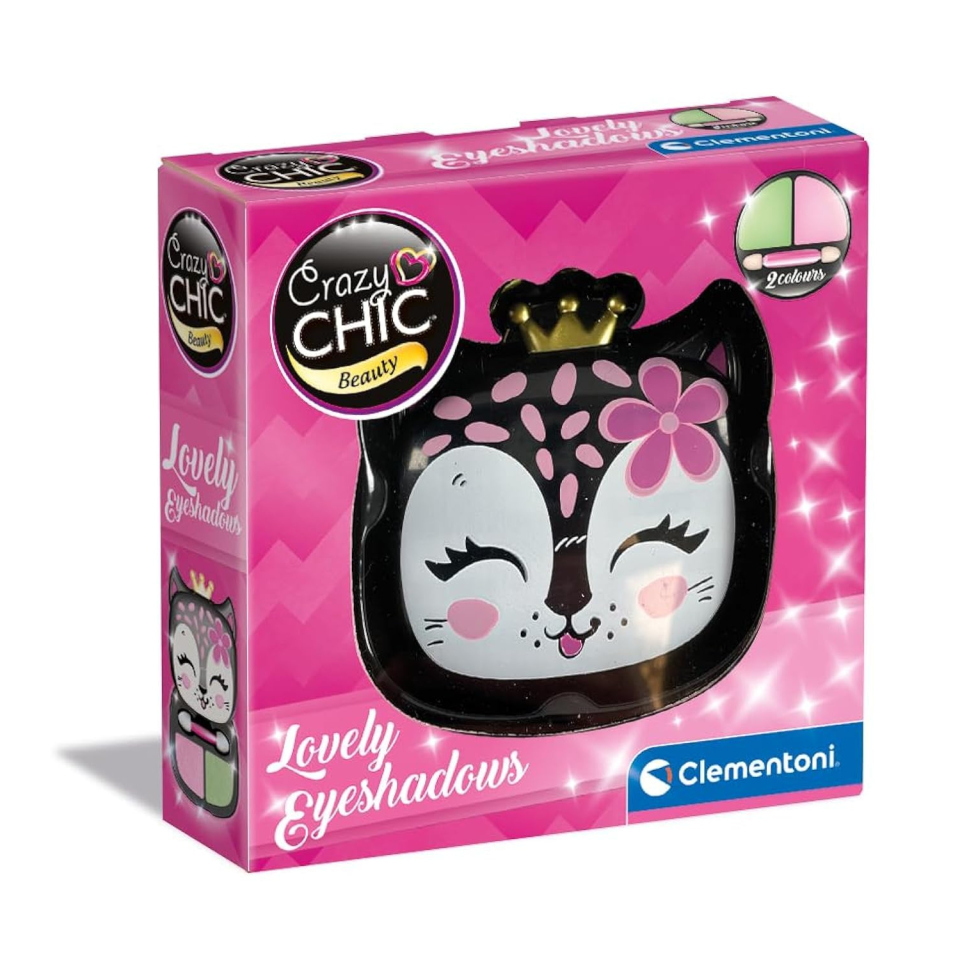 Clementoni Crazy Chic Lovely Eyeshadows Panther Queen – Trousse Ombretti Lavabili