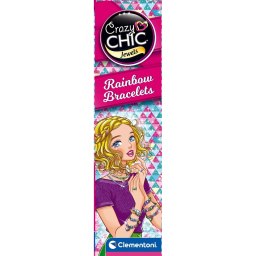 Clementoni Crazy Chic Rainbow Bracelets – Kit Braccialetti Creativi