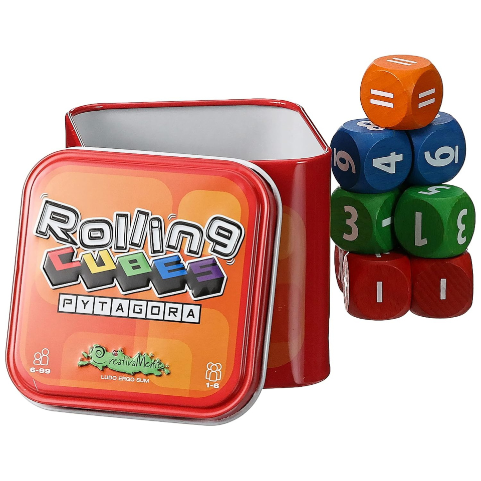 CreativaMente Rolling Cubes gioco numerico Pytagora dai 5 anni