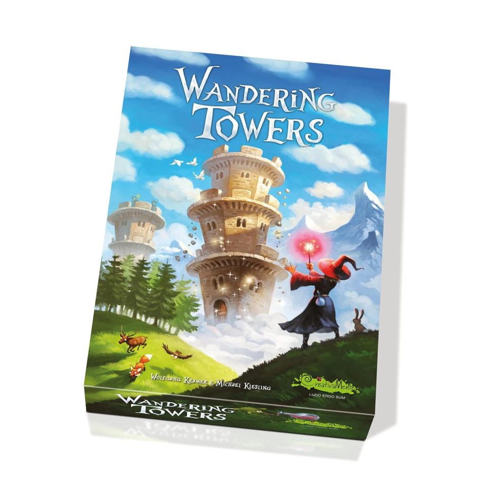 CreativaMente Wandering Towers gioco da tavolo con maghi
