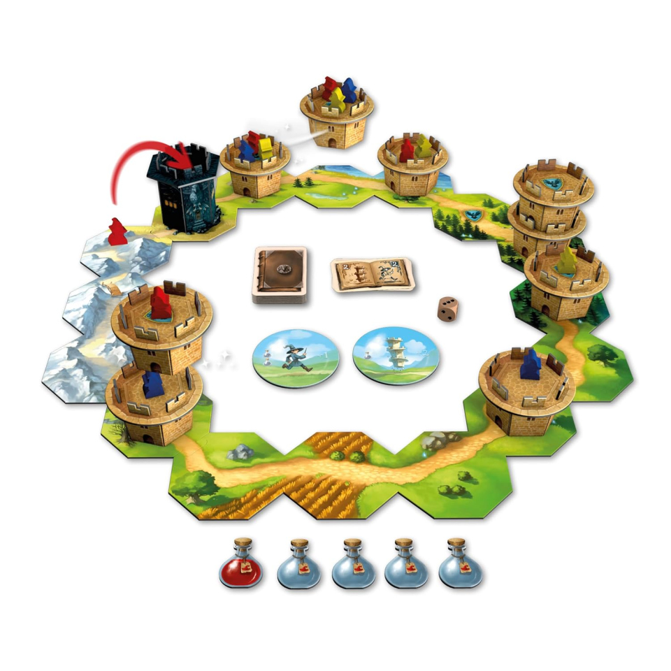 CreativaMente Wandering Towers gioco da tavolo con maghi