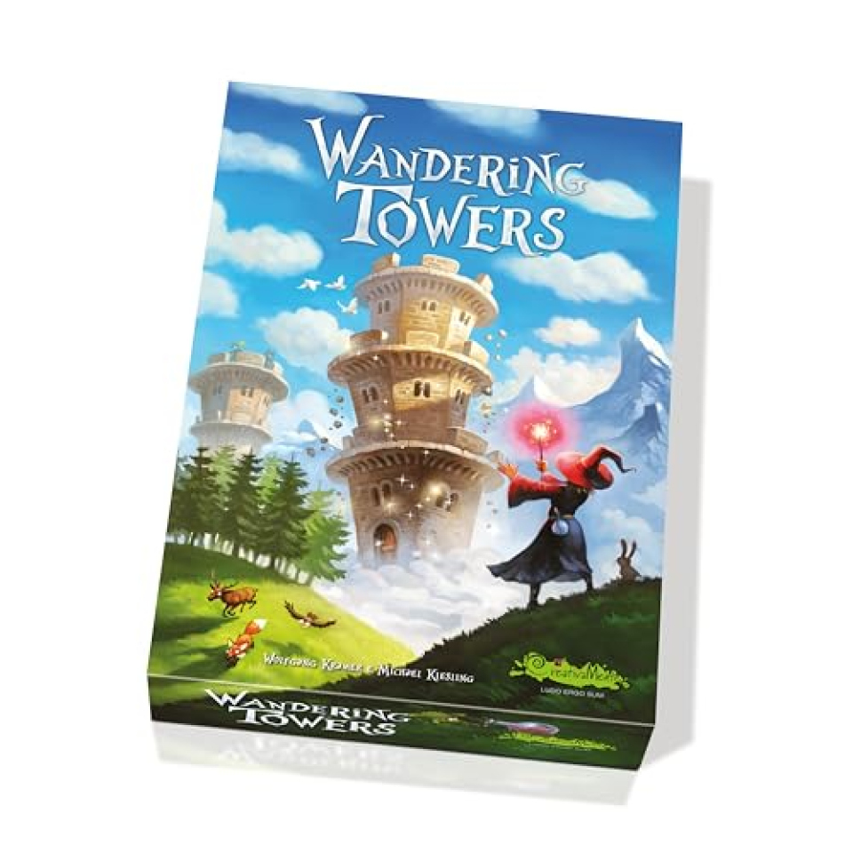 CreativaMente Wandering Towers gioco da tavolo con maghi