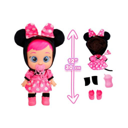 Cry Babies Minnie Mouse IMC Toys – Bambolotto con Lacrime Vere