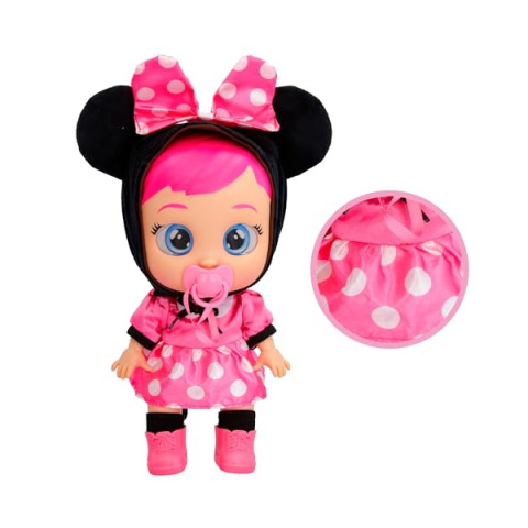 Cry Babies Minnie Mouse IMC Toys – Bambolotto con Lacrime Vere