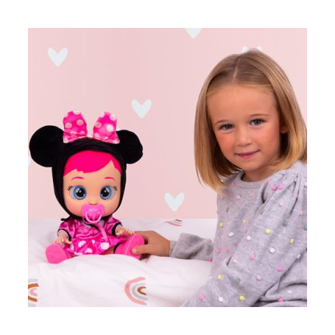 Cry Babies Minnie Mouse IMC Toys – Bambolotto con Lacrime Vere