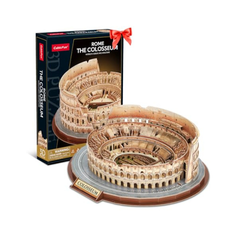 CubicFun Puzzle 3D Colosseo – Kit Costruzione 163 Pezzi con Libretto National Geographic