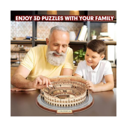 CubicFun Puzzle 3D Colosseo – Kit Costruzione 163 Pezzi con Libretto National Geographic