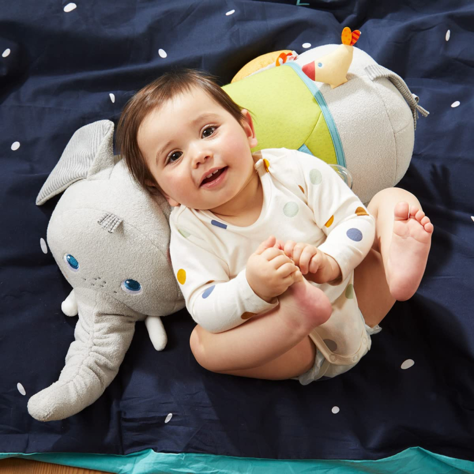 Cuscino di Risveglio Elefante HABA – Gioco Sensoriale dai 6 Mesi