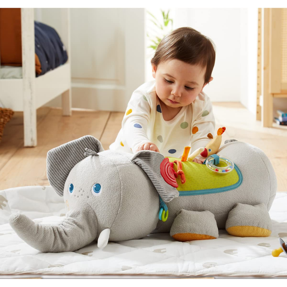 Cuscino di Risveglio Elefante HABA – Gioco Sensoriale dai 6 Mesi