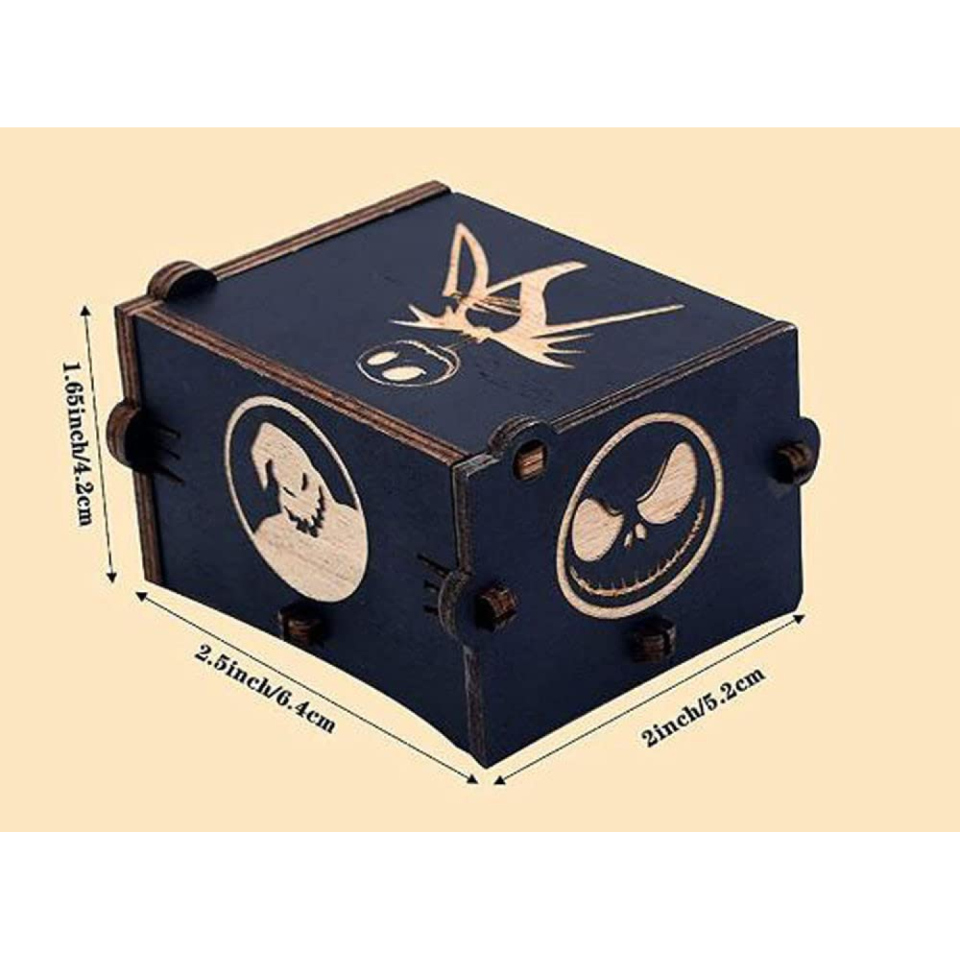 Cuzit Nightmare Before Christmas carillon in legno